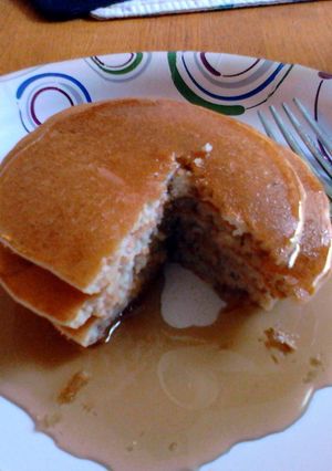 A picture of Peanut Butter Pancakes.