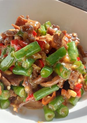 Foto resep Tumis buncis sapi