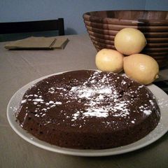 A picture of Fondant au chocolat.