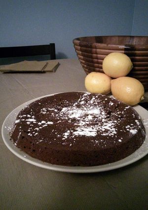 A picture of Fondant au chocolat.