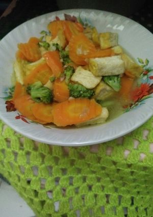 Foto resep Tumis brokoli tahu(menu anak)