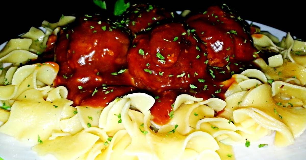 Mike's Easy Egg Noodles & Meatballs Recipe by MMOBRIEN Cookpad