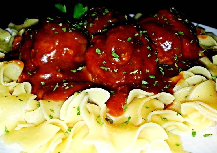 Recipe of Ultimate Mike&#39;s Easy Egg Noodles &amp; Meatballs