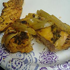 A picture of Oven braised chicken low carb.