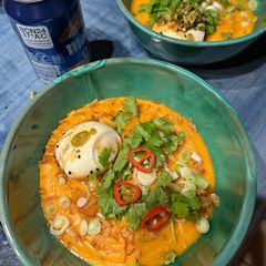 A picture of Sweet Potato Soup with Asian Flavors.