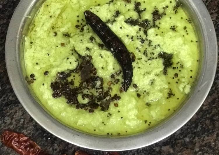 Recipe of Quick Coconut Chutney from Desiccated Coconut