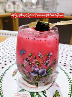 Gambar 👩🍳Air Sirap Rose Bandung Selasih Cincau