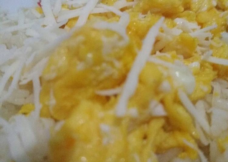 Langkah Mudah untuk Membuat Nasi Goreng mentega + keju Anti Gagal