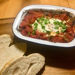 Shakshuka A picture of Shakshuka.