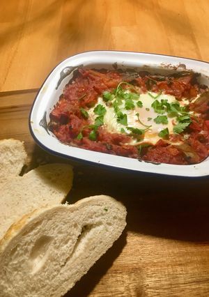 A picture of Shakshuka.