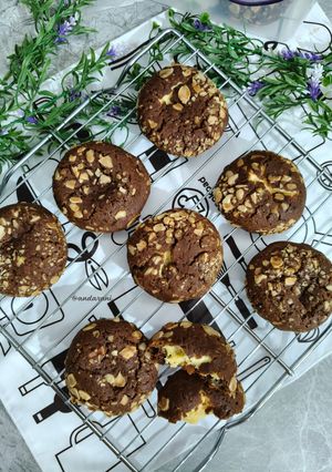 Foto resep Choco Soft Cookies with Cheese Filling