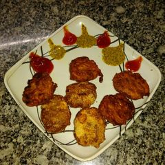A picture of Mutton and egg kebab.