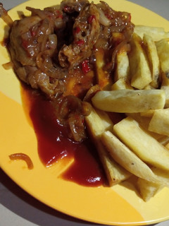 Soyayyar doya da sauce din kaza ainihin hoton girkin