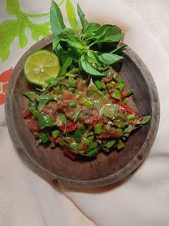 Foto resep Sambal/Pecak/Pencok Kacang Panjang Kemangi