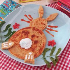 Very teddy pancakes A picture of Very teddy pancakes.
