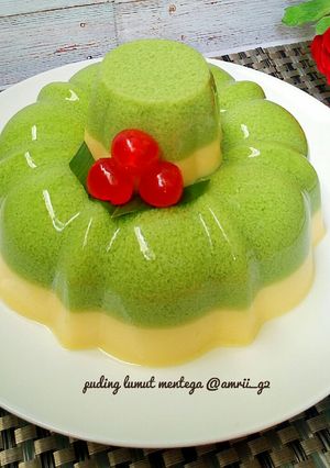 Foto resep Puding Lumut Mentega #BikinRamadhanBerkesan #Kamismanis