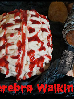 Una foto de Tarta cerebro The Walking Dead - Ideal para Halloween