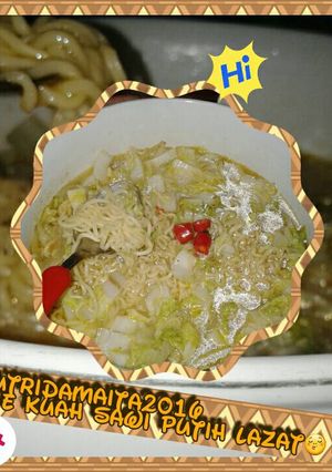 Foto resep Mie kuah🍲sawi putih ala sederhana