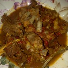 A picture of Lamb pepper soup.