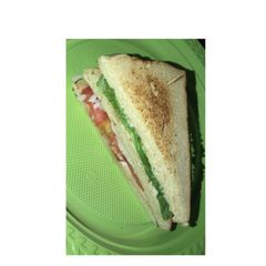 Vegan club sandwich A picture of Vegan club sandwich.