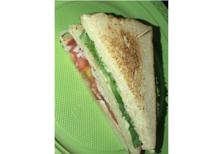 Steps to Make Perfect Vegan club sandwich