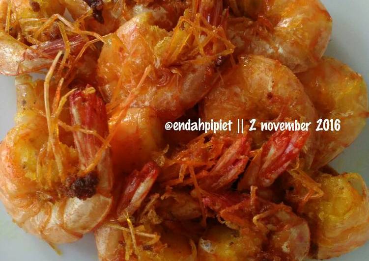 Resep masakan Udang Goreng Kunyit | Langkah Membuat Udang Goreng Kunyit Yang Bikin Ngiler