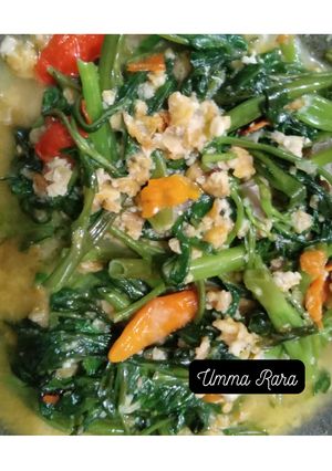 Foto resep (32) Sambal Tempe Kangkung