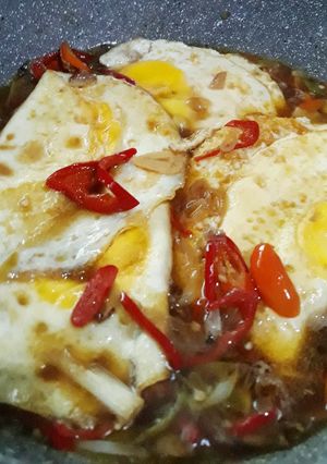 Foto resep Tumis Telur Ceplok Saus Tiram