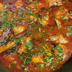 Lockdown chicken curry A picture of Lockdown chicken curry.