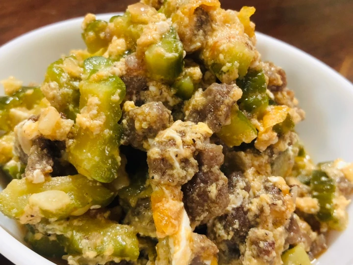 Easy Ways Prepare Recipes Eggy Bitter Melon with Beef Tapa Stir Fry • Ampalaya / Bitter Gourd the So Delicious Make You Drink.