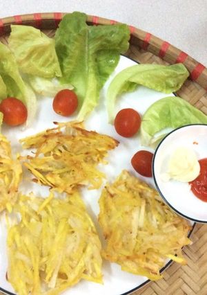 Hình của món Khoai lang, củ từ chiên giòn.
