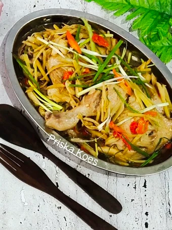 Langkah Gampang Menyiapkan Resep  Ayam Kukus Jahe yang Lezat, Menggugah Selera