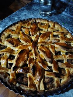 Una foto de Kuchen de manzana