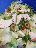 Insalata iceberg, rucola e scaglie🥜🥗🍃