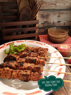 Foto resep 596. Sate Tahu-Tempe Saus Kacang Pedas