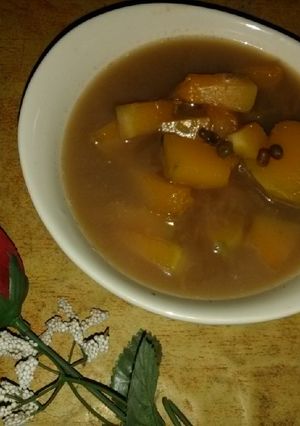 Foto resep Kolak lapar kajo(labu parang kacang ijo)