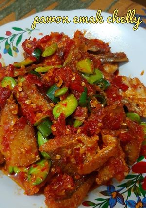 Foto resep Sambal ikan asin pete