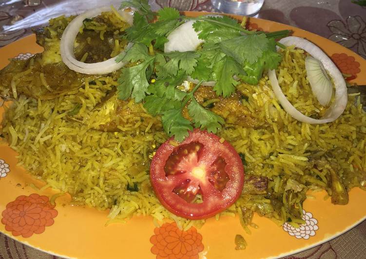 طريقةطبخ سمك الهامور.مع رز العنبر