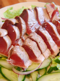 A picture of Salted Seared Bonito.