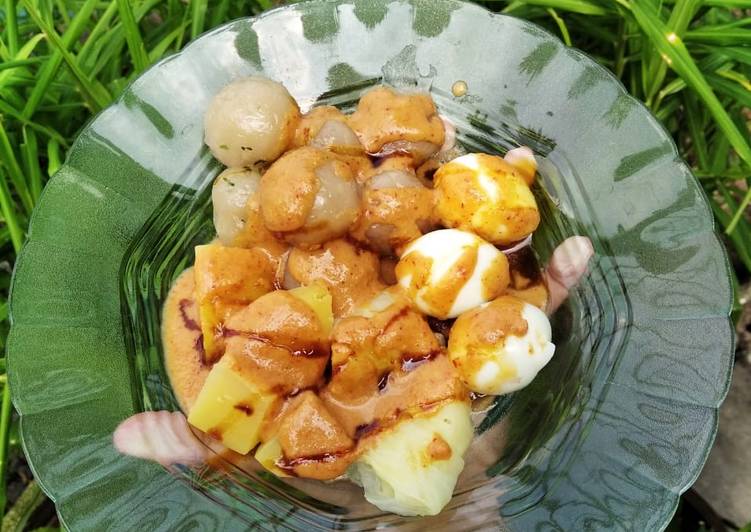 Resep Siomay Pentol sambal kacang, Enak Banget