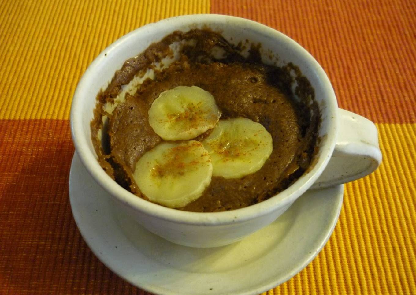 Mug Cake Made with Pancake Mix