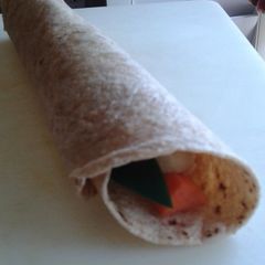 A picture of Veggie wrap.