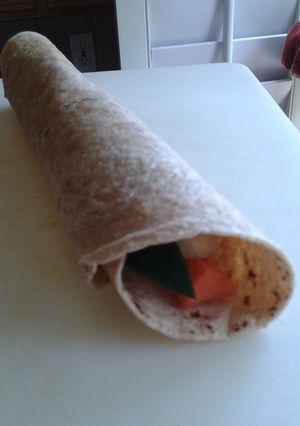 A picture of Veggie wrap.