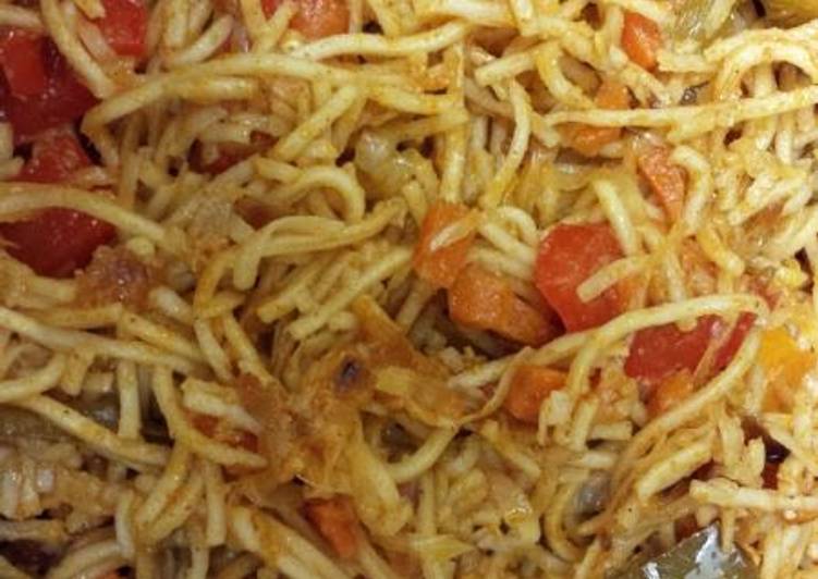 Recipe of Homemade Bell pepper Noodles