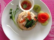 A picture of kale seafood