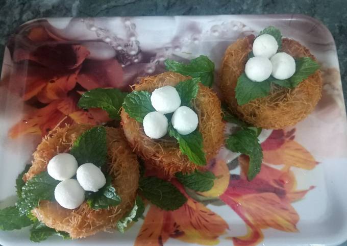 चिड़िया का घोसलें की तरह दिखने वाला स्नैक्स/Bird Nest snacks