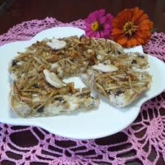 A picture of Easy Macrobiotic Recipe Walnuts & Burdock Root Tart.