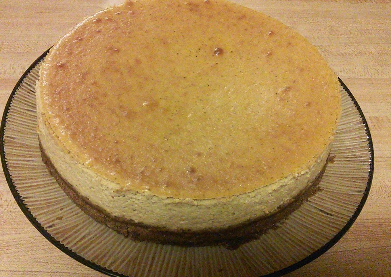 Chai Pumpkin Cheesecake w/ Ginger Crust