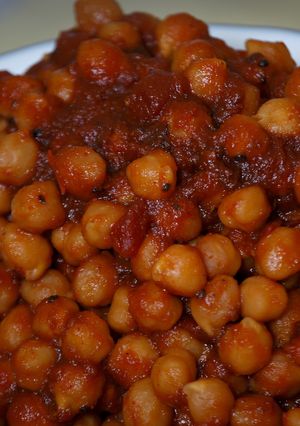 A picture of BBQ Slow Cooker Chick Peas.