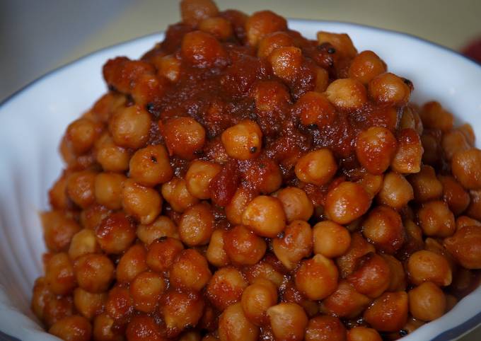 BBQ Slow Cooker Chick Peas